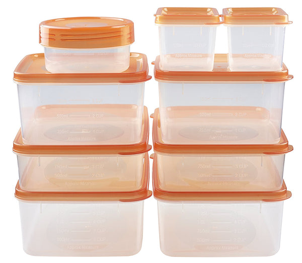 FDA Stackable Food Storage Containers For Freezing Food With Dividers